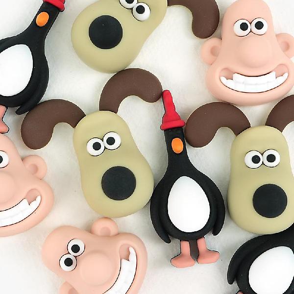  [공식정품]월레스와 그로밋 피규어 스티커 데코 다꾸