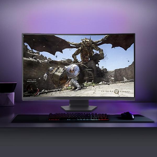  LG  울트라기어 QHD 커브드 80cm(32인치) 게이밍모니터 32GS60QC