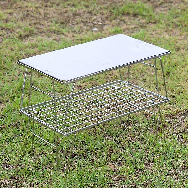  브리즈문 캠핑 택티컬 스테인리스 멀티 필드랙 테이블+전용가방+상판