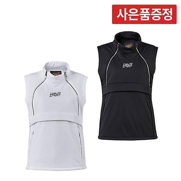  BOB 비오비 여성 가을 간절기 패딩 지퍼포인트 베스트 G4W2JV510 + 블랙클로버 모자 사은품 (랜덤발송)