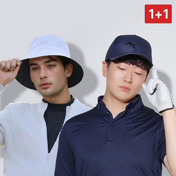  미즈노 RB 투어 스타일 캡 골프모자 52KW2250 + 리카타 투웨이핏 리버시블 버킷햇