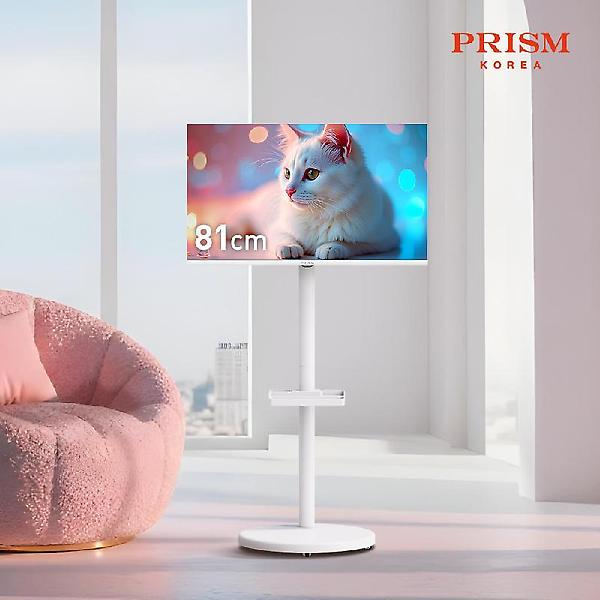  [10년보증] 프리즘 화이트 프리무빙 81cm(32인치) HD 구글 5.0 AI 스마트TV 삼탠바이미 중소바이미 CP32G5W