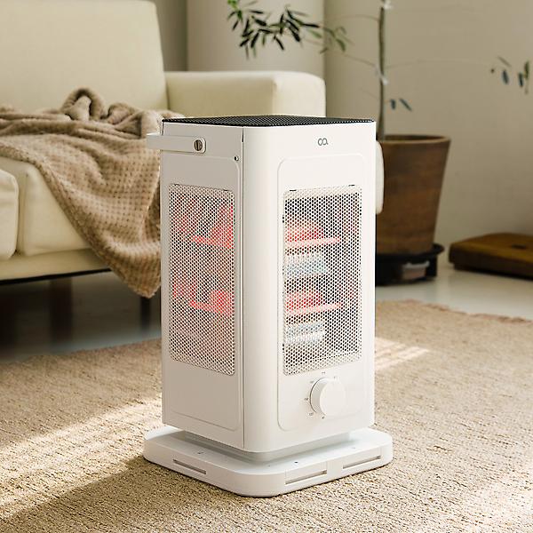  오아 오버스퀘어 오방난로 사무실 전기 히터 가정용 스토브 OHT-019WH 화이트