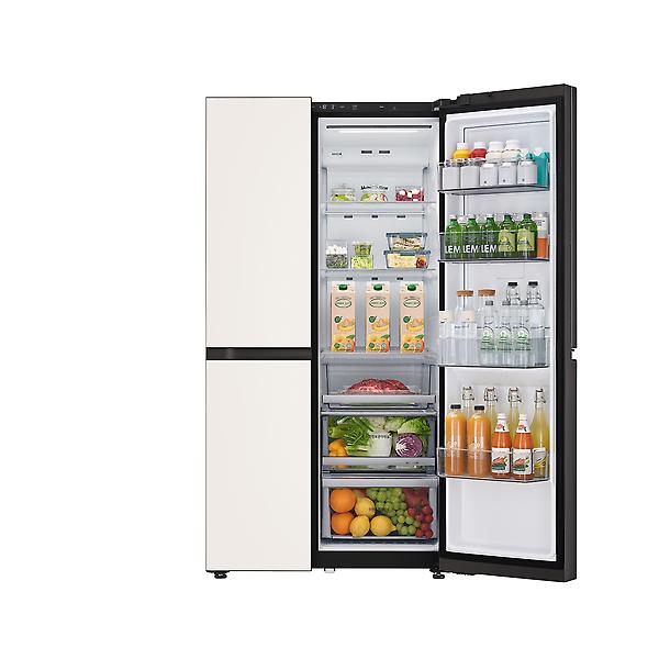 [LG전자/S836GBB132] 디오스 AI 오브제컬렉션 양문형 냉장고 832L 베이지 2등급 설치포함