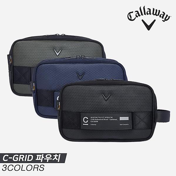  [캘러웨이코리아정품]2022 캘러웨이 C-그리드(GRID) 파우치[3COLORS][남성용]