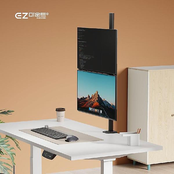  이지마운트 듀얼 2대 모니터암 모니터 거치대 M2-C110