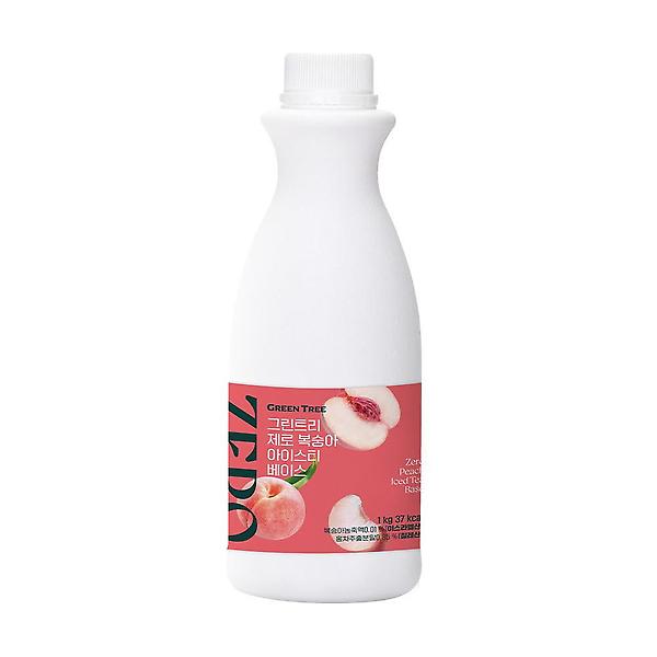  그린트리 제로 복숭아 아이스티 베이스 1kg 카페 스무디 에이드 재료