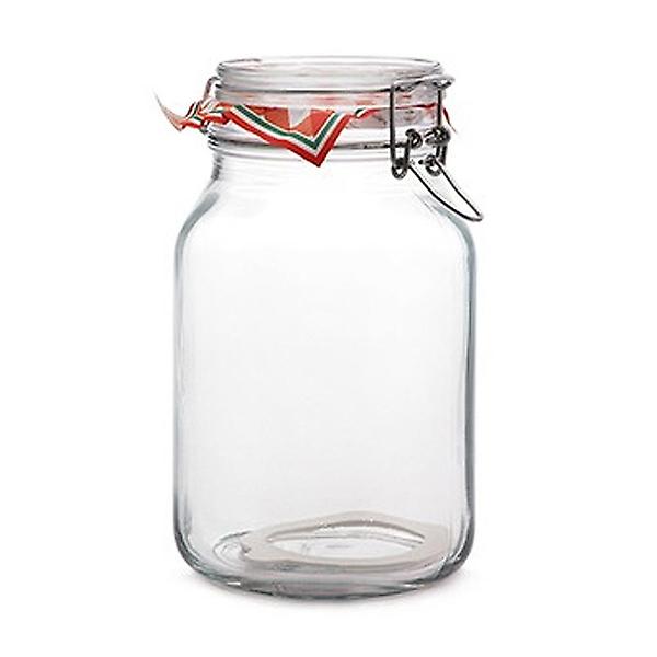  보르미올리 피도 밀폐용기(투명) 2,000ml 유리병 잼병 원두보관