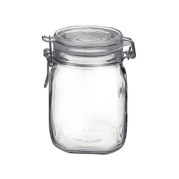  보르미올리 피도 밀폐용기(투명) 1,000ml 유리병 잼병 원두보관