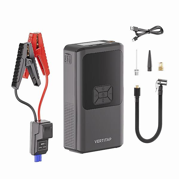 버티탭 4in1 점프 스타터 스타트 공기압충전 자동차 배터리 방전 10000mAh 휴대용