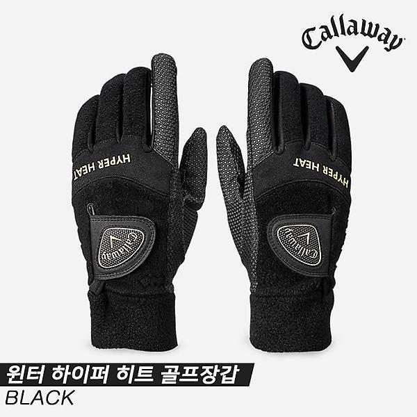  [캘러웨이정품]2021 캘러웨이 CG 윈터 하이퍼 히트(WINTER HYPER HEAT) 골프장갑[남여공용/양손][블랙]