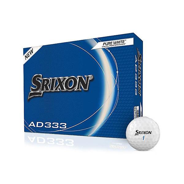  2박스 총24구/ 스릭슨 NEW AD333 2피스 골프공 비거리 저압축 비주얼 퍼포먼스 골프볼 12구