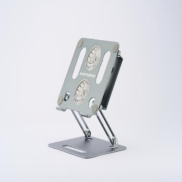  스마트키퍼 SLS02 노트북 스탠드 거치대 알루미늄 USB쿨러 각도조절 접이식 맥북 태블릿