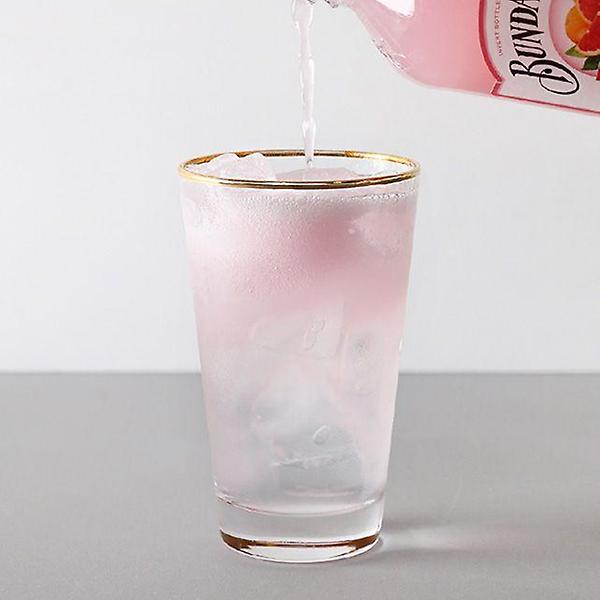  골드라인 다이아 유리컵 400ml