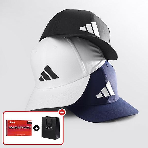  [선물세트] 아디다스 NEW 다이나믹 골프모자 HT3336 HT3337 HT3339 + 스릭슨 15구 골프볼 + 쇼핑백