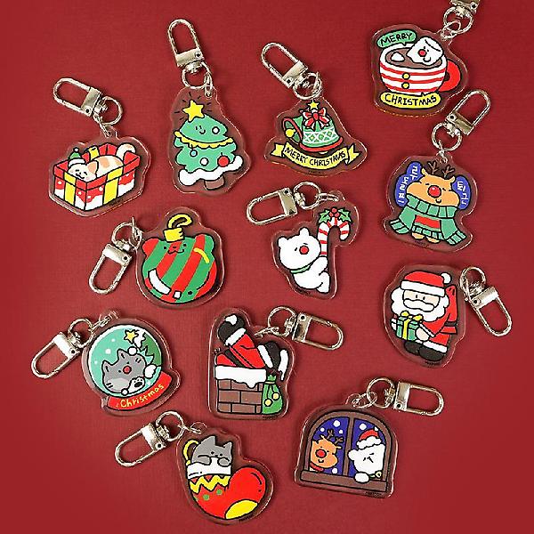  크리스마스 랜덤 아크릴 키링7탄 (랜덤발송)