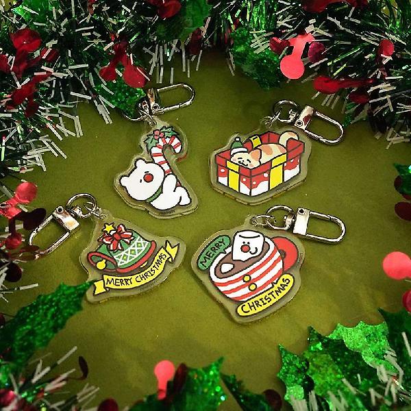  크리스마스 랜덤 아크릴 키링7탄 (랜덤발송)