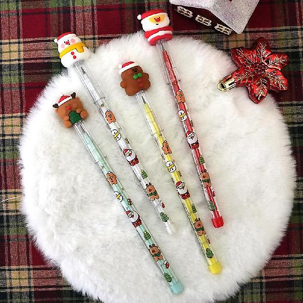  크리스마스 카트리지 연필3탄 4종세트