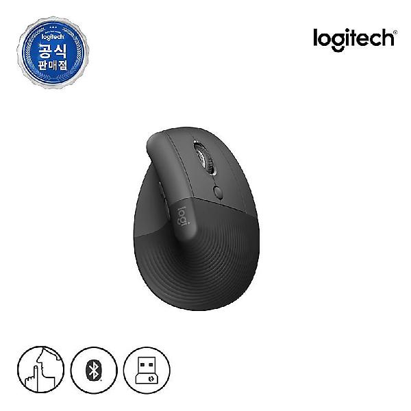  [로지텍 코리아]로지텍 LIFT 컴팩트 인체공학 무선 블루투스 버티컬 마우스