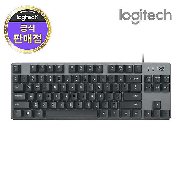  [로지텍 코리아]로지텍 K835 TKL 유선 기계식 키보드[블랙/화이트]