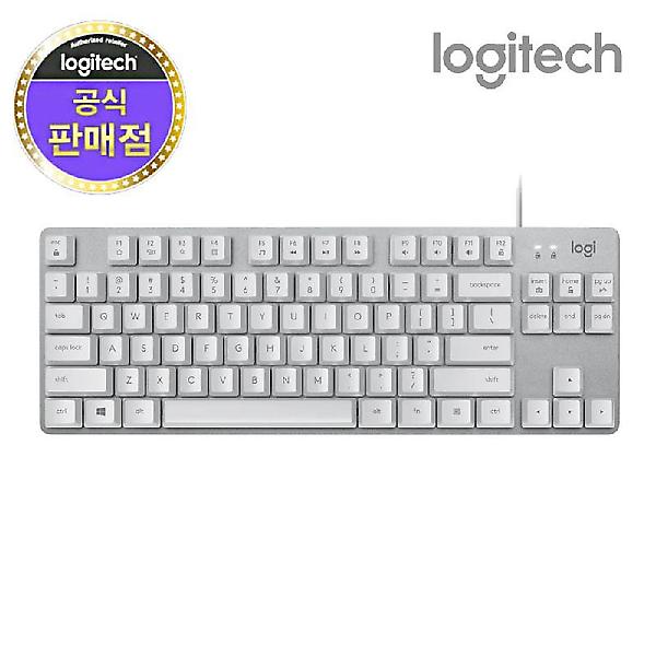  [로지텍 코리아]로지텍 K835 TKL 유선 기계식 키보드[블랙/화이트]