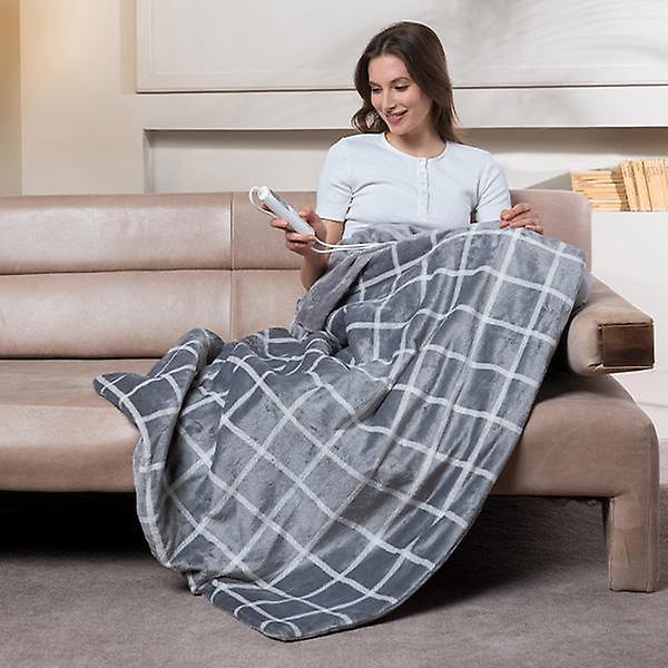  [이메텍]전기담요 오버블랑켓 포켓형 싱글 GOK-918(그레이 체크)