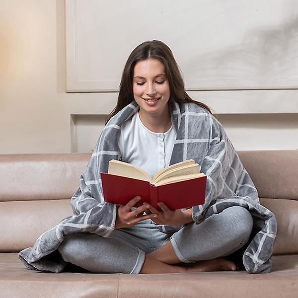  [이메텍]전기담요 오버블랑켓 포켓형 싱글 GOK-918(그레이 체크)