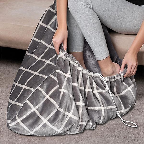  [이메텍]전기담요 오버블랑켓 포켓형 싱글 GOK-918(그레이 체크)