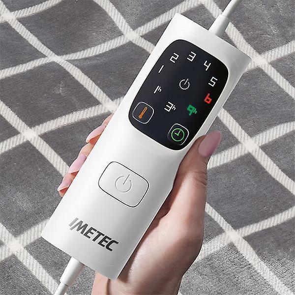  [이메텍]전기담요 오버블랑켓 포켓형 싱글 GOK-918(그레이 체크)