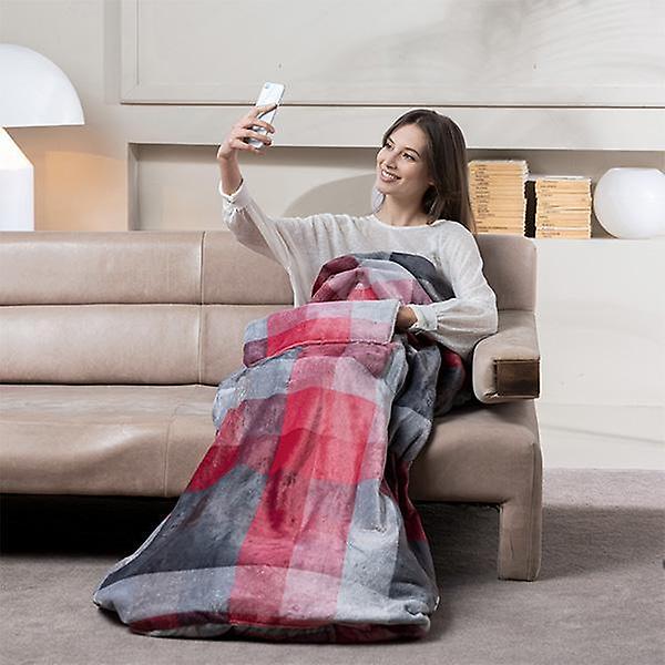  [이메텍]전기담요 프리미엄 포켓캠핑담요 GOK-840(레드체크)