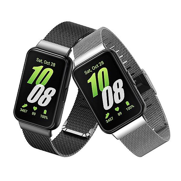  갤럭시 핏3 스트랩 호환 더블버튼 메탈 시계 줄질