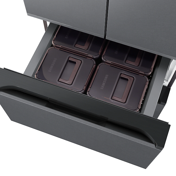 [삼성전자/RK70F49M2DD] 비스포크AI 김치플러스 4도어 490L 에센셜다크메탈 설치포함 