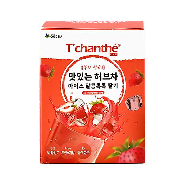  티샹떼 맛있는 허브차 딸기 히비스커스차 20티백 아이스티 콤부함유