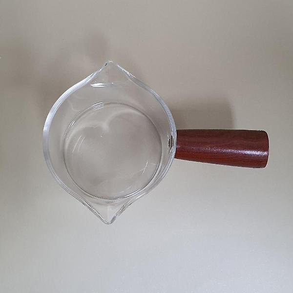  우드 핸들 샷잔 75ml (양방향) 에스프레소 샷 글라스