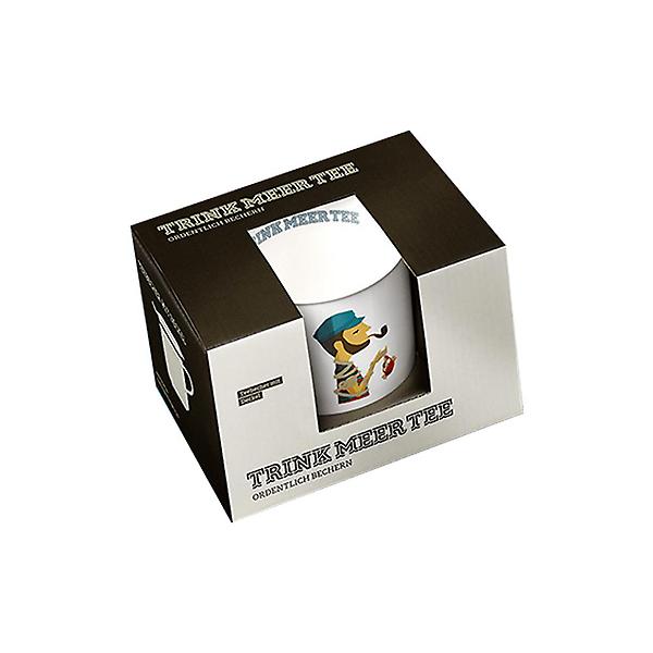  TMT 북유럽 일러스트 뚜껑 머그컵 400ml 꽃게 도자기 머그잔