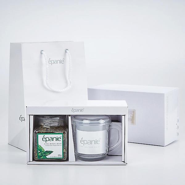 에빠니 유기농 허브차 필터컵 2호 고급 티 선물세트