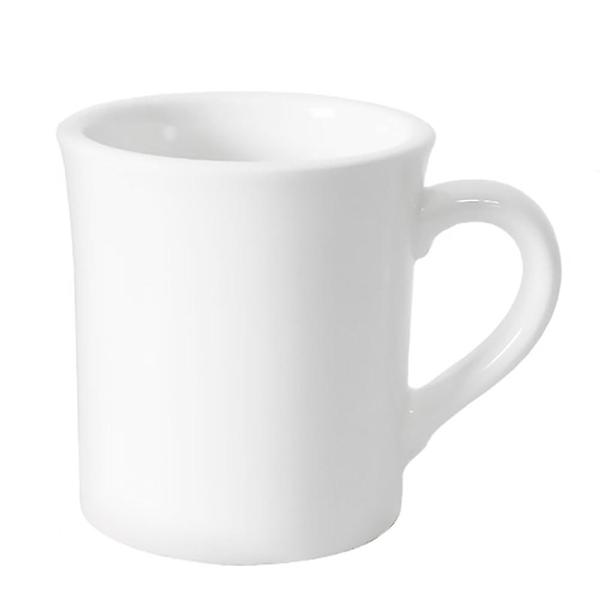  모던 머그컵 300ml 화이트 도자기 카페 머그잔