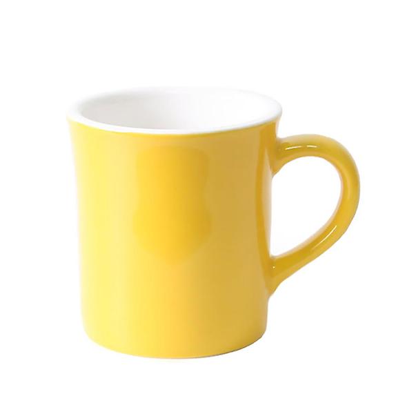  모던 심플컬러 머그컵 300ml 옐로우 도자기 카페 머그잔