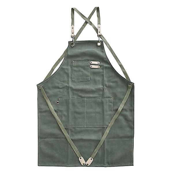  바리스타 앞치마 캔버스 프리미엄 민트 카페 주방 공방 다용도