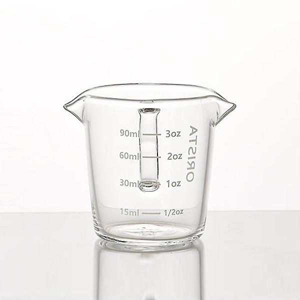  오리스타 트윈 스마트 유리 샷잔 3온스 90ml 에스프레소 샷잔