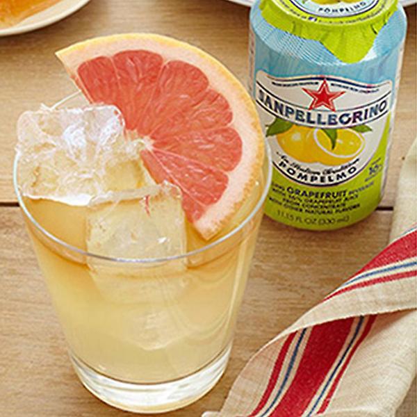  산펠레그리노 탄산음료 폼펠모 자몽 330ml 캔 24개 1박스