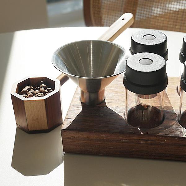  카멜 빈셀러 미니 호퍼 커피 원두 소분 스텐 깔때기
