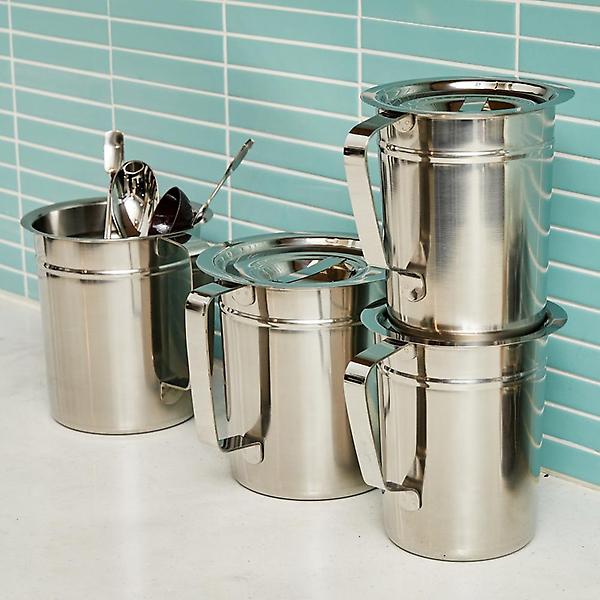  오리스타 BMP 1호 손잡이 스텐통 소스 뼈통 보관통