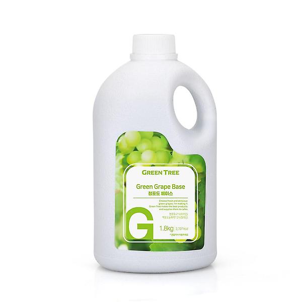  그린트리 청포도 베이스(1.8kg) 카페 스무디 에이드 재료