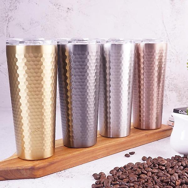  홈아트 스테인레스 허니벌집 이중진공 스텐 텀블러 블랙 350ml