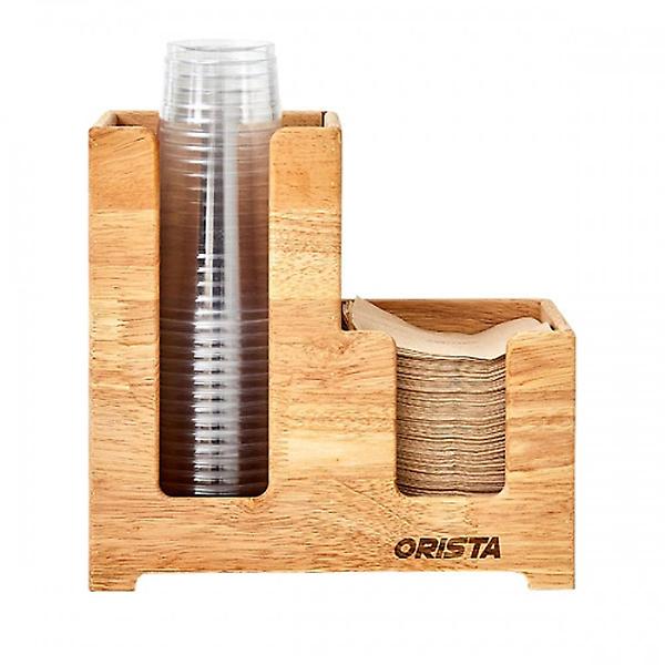  오리스타 우드 로사 테이크아웃컵 냅킨 디스펜서