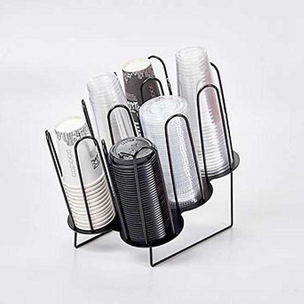  오리스타 아이언 6구(블랙) 테이크아웃컵&리드 디스펜서