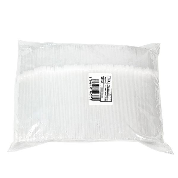  테이크아웃 자바라 스트로우 개별포장 빨대 25cm 투명 500개