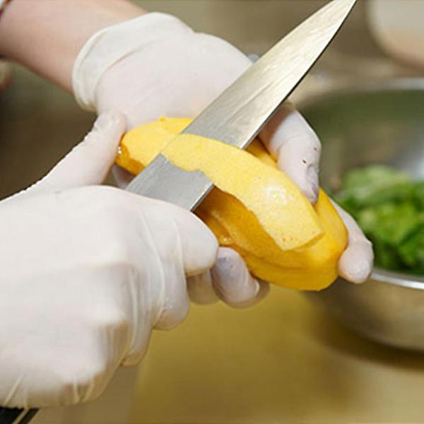  카페마스터 니트릴 장갑 100매 S 화이트 식품 요리 일회용