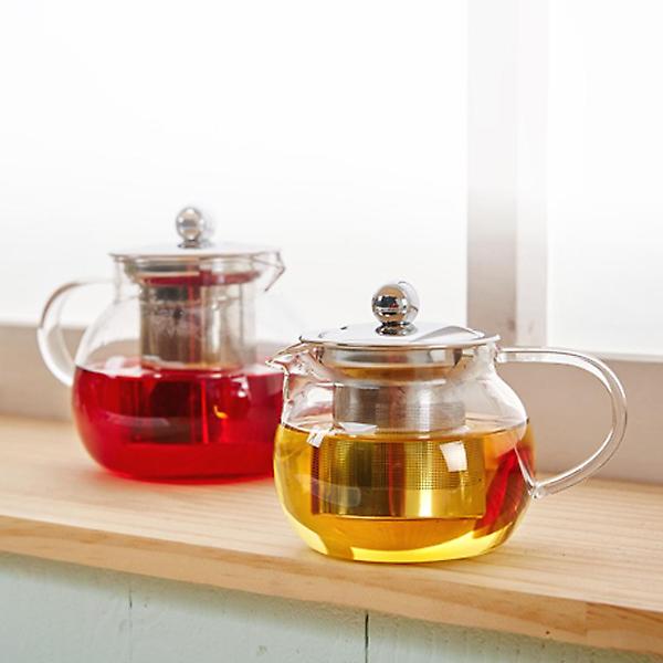  오리스타 올리브 유리 티포트 T700 차거름망 티팟세트